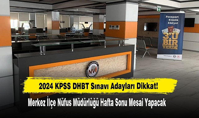 2024 KPSS DHBT Sınavı Adayları Dikkat!
