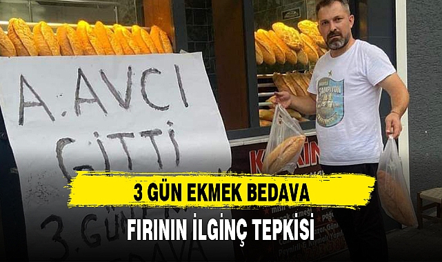 3 GÜN EKMEK BEDAVA
