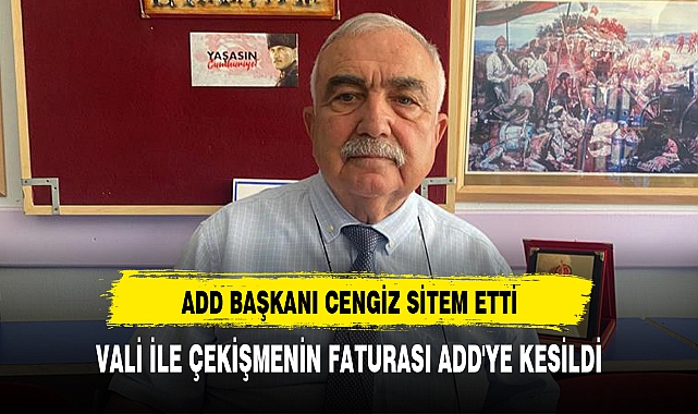 ADD BAŞKANI CENGİZ SİTEM ETTİ