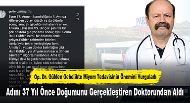 Adını 37 Yıl Önce Doğumunu Gerçekleştiren Doktorundan Aldı