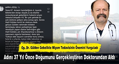 Adını 37 Yıl Önce Doğumunu Gerçekleştiren Doktorundan Aldı