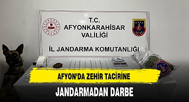 AFYON'DA ZEHİR TACİRİNE JANDARMADAN DARBE