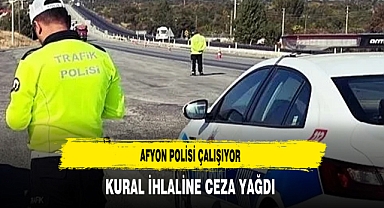 Afyon Polisi Çalışıyor Trafikte Kuralsızlığa Geçit Yok