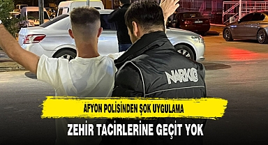 Afyon Polisinden Şok Uygulama Zehir Tacirlerine Geçit Yok