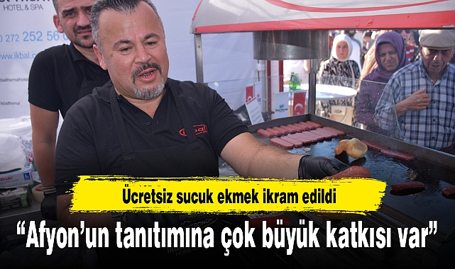 "Afyon'un tanıtımına çok büyük katkısı var"