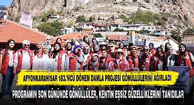 Afyonkarahisar 183.'ncü Dönem Damla Projesi Gönüllülerini Ağırladı