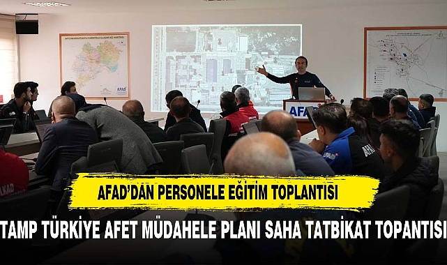 Afyonkarahisar AFAD Müdürlüğü'nden Saha Tatbikatı Hazırlıkları