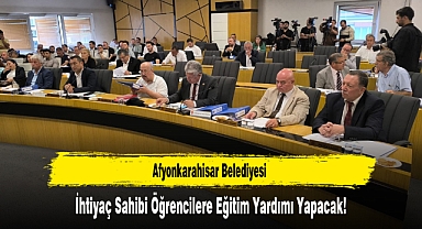 Afyonkarahisar Belediyesi İhtiyaç Sahibi Öğrencilere Eğitim Yardımı Yapacak!