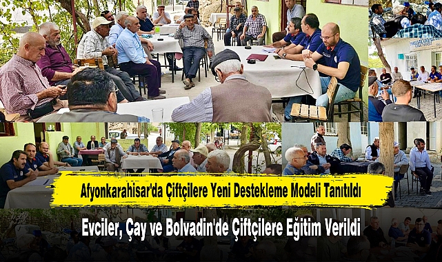 Afyonkarahisar'da Çiftçilere Yeni Destekleme Modeli Tanıtıldı