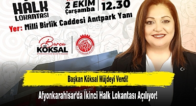 Afyonkarahisar'da İkinci Halk Lokantası Açılıyor!