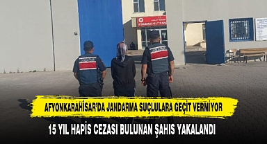 Afyonkarahisar’da Jandarma Suçlulara Geçit Vermiyor