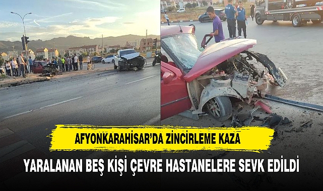 Afyonkarahisar'da Zincirleme Kaza: 3 Yaralı