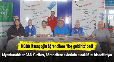 Afyonkarahisar GSB Yurtları, öğrencilere evlerinin sıcaklığını hissettiriyor