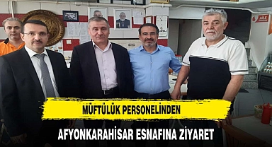 Afyonkarahisar İl Müftülüğünden Esnafa Ziyaret