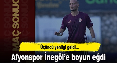 Afyonspor İnegöl’e boyun eğdi
