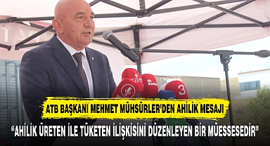 “AHİLİK ÜRETEN İLE TÜKETEN İLİŞKİSİNİ DÜZENLEYEN BİR MÜESSESEDİR”