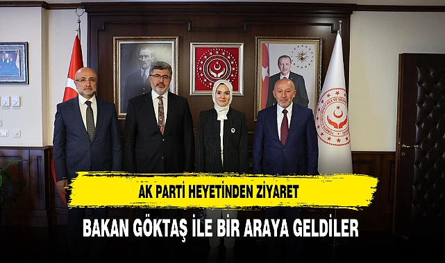 AK Parti Afyonkarahisar Milletvekili Ali Özkaya, Bakan Göktaş ile Görüştü