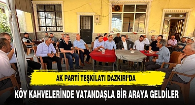AK Parti Afyonkarahisar Teşkilatı, Dazkırı Yüreği Köyü’nde Halkın Taleplerini Dinledi