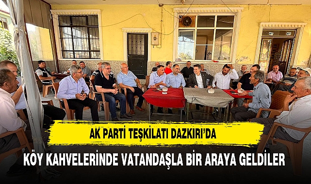 AK Parti Afyonkarahisar Teşkilatı, Dazkırı Yüreği Köyü’nde Halkın Taleplerini Dinledi