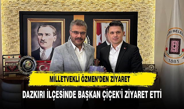 AK Parti Aydın Milletvekili Ömer Özmen, Türkiye Buluşmaları Kapsamında Dazkırı'yı Ziyaret Etti