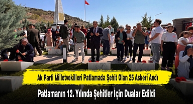 Ak Parti Milletvekilleri Patlamada Şehit Olan 25 Askeri Andı