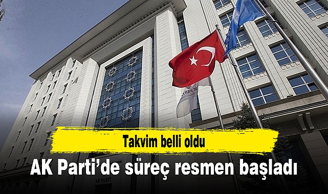 AK Parti'nin 8. Büyük Olağan Kongre süreci başladı