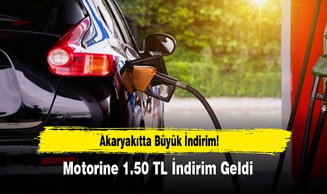 Akaryakıtta Büyük İndirim!