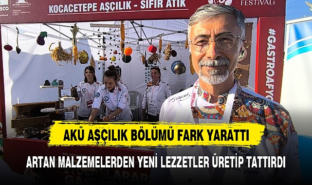 AKÜ AŞÇILIK BÖLÜMÜ FARK YARATTI