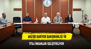 AKÜ'de Kariyer Danışmanlığı Ve Staj İmkânları Geliştiriliyor