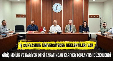 AKÜ Girişimcilik ve Kariyer Ofisi Tarafından Kariyer Toplantısı Düzenlendi
