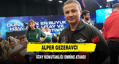 Alper Gezeravcı Uzay Komutanlığı Emrine Atandı