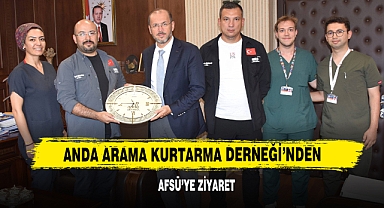 ANDA Arama Kurtarma Derneği’nden AFSÜ’ye Ziyaret