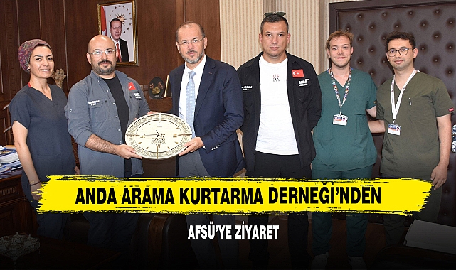 ANDA Arama Kurtarma Derneği’nden AFSÜ’ye Ziyaret