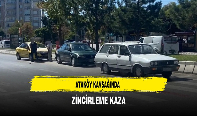 Ataköy Kavşağında Zincirleme Kaza