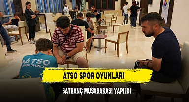 ATSO Spor Oyunları Satranç Müsabakası Yapıldı
