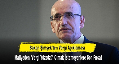 Bakan Şimşek: Maliyeden