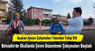Başkan Aynacı Çalışmaları Yakından Takip Etti