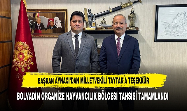 Başkan Aynacı’dan Milletvekili Taytak’a Teşekkür