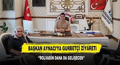 Başkan Aynacı'ya Gurbetçi Ziyareti