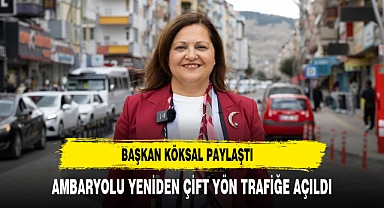 Başkan Burcu Köksal, Ambar Yolunu İnceledi ve Esnafla Buluştu
