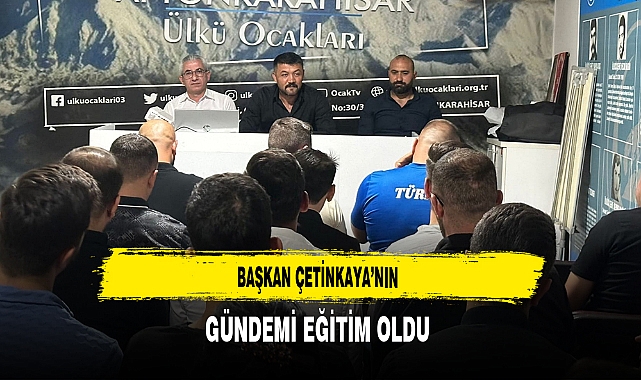 Başkan Çetinkaya’nın Gündemi Eğitim Oldu