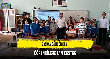Başkan Güngör’den Öğrencilere Tam Destek