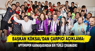 Başkan Köksal’dan Çarpıcı Açıklama: Afyonspor Karmaşasından Bir Türlü Çıkamadık!