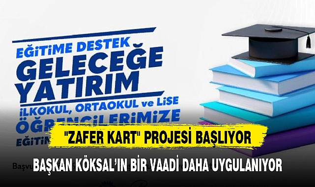 BAŞKAN KÖKSAL’IN BİR VAADİ DAHA UYGULANIYOR