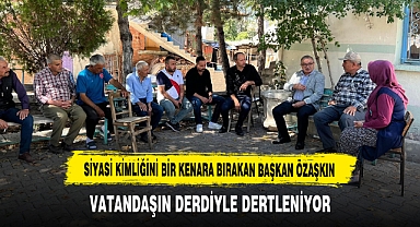 Başkan Özaşkın Bademli Sakinleriyle Bir Araya Geldi