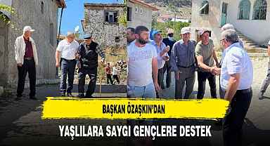 Başkan Özaşkın'dan Yaşlılara Saygı Gençlere Destek