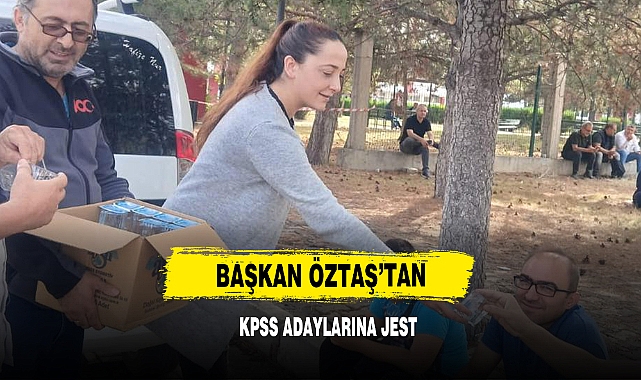 Başkan Öztaş’tan KPSS Adaylarına Jest