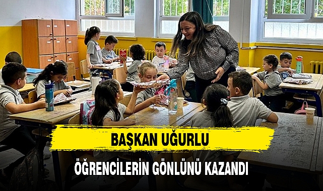 BAŞKAN UĞURLU ÖĞRENCİLERİN GÖNLÜNÜ KAZANDI