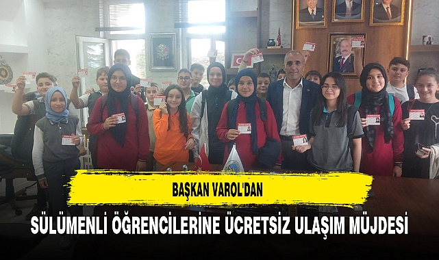 Başkan Varol'dan Sülümenli Öğrencilerine Ücretsiz Ulaşım Müjdesi
