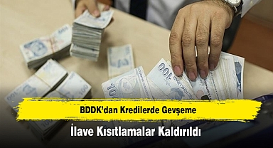 BDDK'dan Kredilerde Gevşeme: İlave Kısıtlamalar Kaldırıldı